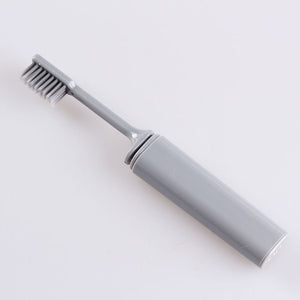 Portable Compact Bamboo Charcoal Folding Toothbrush