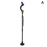 Fold Elderly Walking Crutch Multifunction Trekking